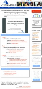 Aspiration Learning Resources Page Mock Up